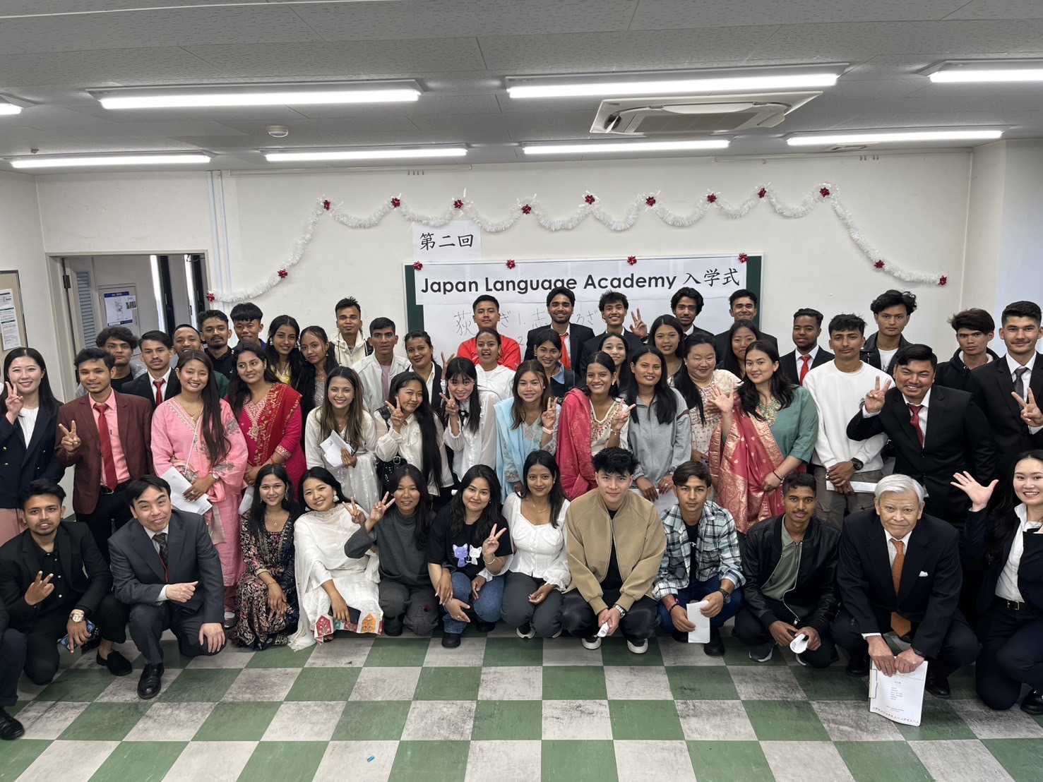 Japan Language Academy 入学式